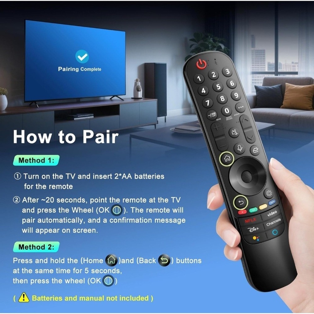 Magic Remote for LG-Smart-TV-Remote-Control-Replacement with Pointer and... - Picture 3 of 9
